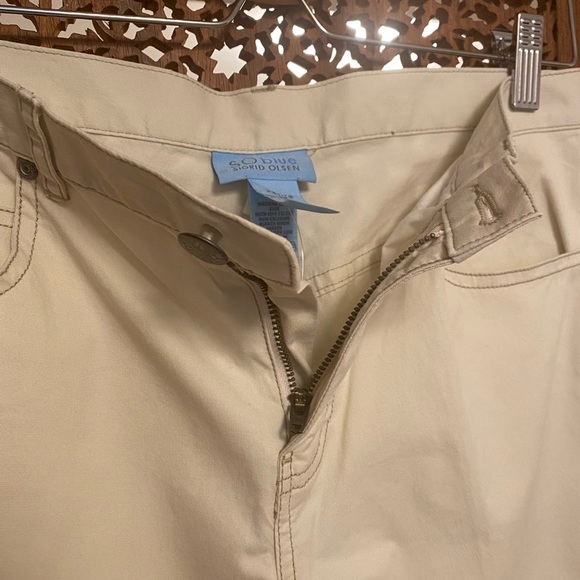 🚺🆕 SO blue Sigrid Olsen natural colored  pants - Picture 2 of 8